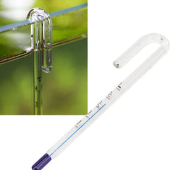 Hang On Style Thin Aquarium Fish Tank Glass Thermometer