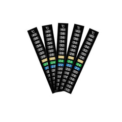 Stick On Thermometer Strip, Digital Temperature Display for  Aquariums. 50-90F (10-32C) Adhesive Sticker Vertical