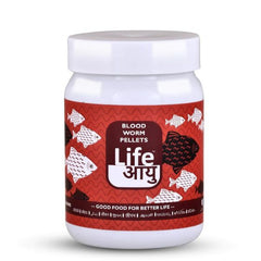 Life Aayu Blood Worm Pellets : High-Quality Blood Worm Pellets Fish Food