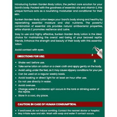 Reptile Garden Lizard & Dragon Lotion