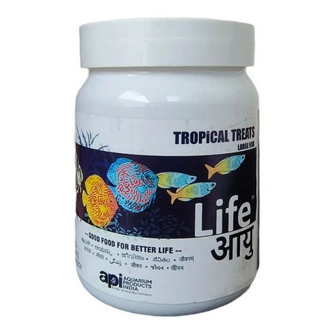 Life AAYU Tropical Treats Fish Food – Ayurvedic Immunity Boost Pellets for Tropical Fish (70g)
