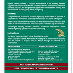 Reptile Garden Lizards and Dragons Multivitamin 30ml