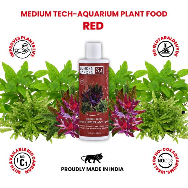 Sunken Garden Red Fertilizer 200ml+30ml