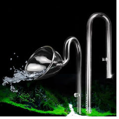 Glass Lily Pipe Inflow Outflow Set