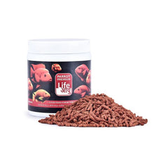 Life AAYU Parrot Premium Fish Food – Color Enhancing & Immunity-Boosting Natural Pellets with Spirulina & Omega-3