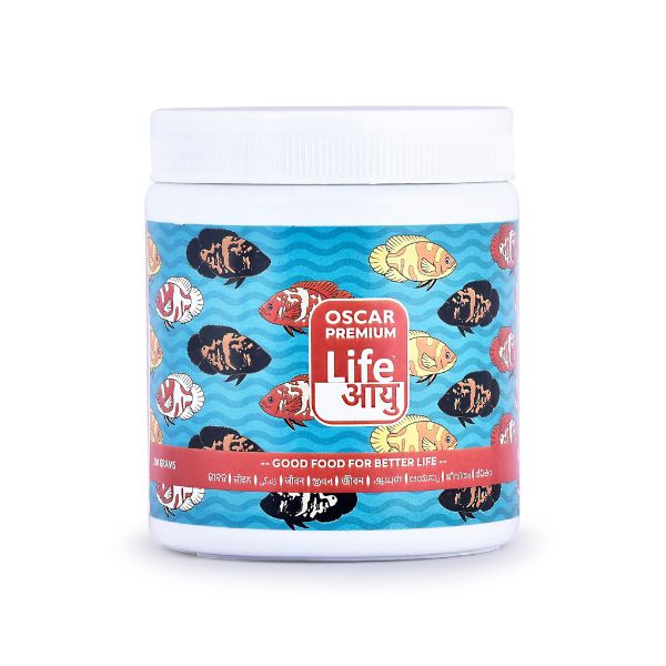 Life AAYU Oscar Premium Fish Food – Color-Boosting, Immunity-Enhancing Ayurvedic Pellets