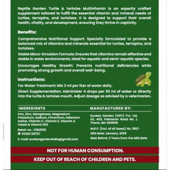 Reptile Garden API Turtle & Tortoise Multivitamin 30ml