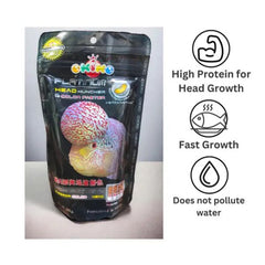 OKIKO PLATINUM FLOWERHORN FISH FOOD 100g