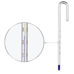 Hang On Style Thin Aquarium Fish Tank Glass Thermometer