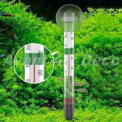 Thermometer with suction cup for aquarium fish tank