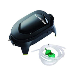 Venus Aqua Silent Aquarium Air Pump with Pipe and Air Stone (APW-250, Double Nozzle)