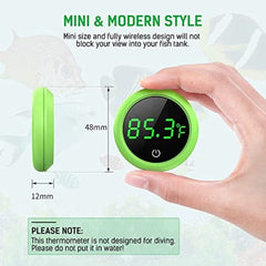 Aquarium Digital Thermometer Led Fish Tank Temperature Gauge Wireless Design