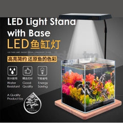 Light Set with wooden base