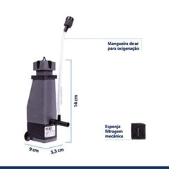 Sun-Sun JY Series Aquarium Fish Tank Surface Skimmer (JY-02 | 3W | 300L/H)