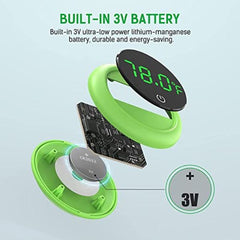 Aquarium Digital Thermometer Led Fish Tank Temperature Gauge Wireless Design