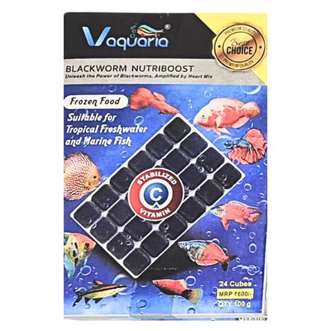 V Aquaria Blackworm NutriBoost 100g