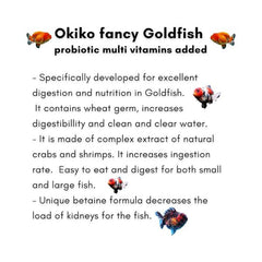 OKIKO FANCY GOLDFISH FOOD 100G