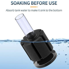 Aquarium Fish Tank Biochemical Cotton Filter, XY 2835 Nano Bio Sponge Filter, Quiet Betta Fry Shrimp and Small Fish Foam Filter, for Fish Tank Up to 10 Gallon