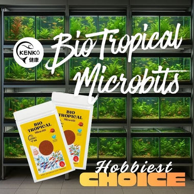 KENKO Bio Tropical Micro Bits Fish Food - 40g Advanced Formula Micro Pellets