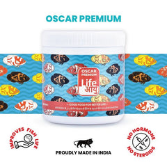 Life AAYU Oscar Premium Fish Food – Color-Boosting, Immunity-Enhancing Ayurvedic Pellets
