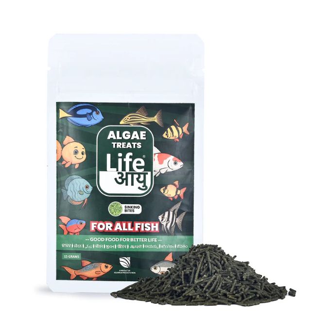 LIFE AAYU ALGAE TREATS – SINKING HERBAL BITES FOR HEALTHY HERBIVOROUS FISH