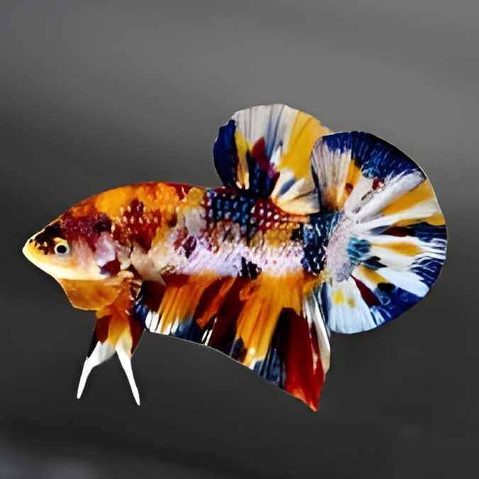 Candy Fire Galaxy Plakat Male Betta