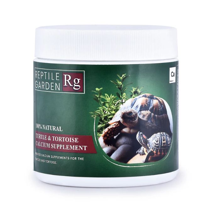 Reptile Garden Turtle & Tortoise Calcium Supplement – With Vitamins D & K + Stress-Relieving Essential Oils (100g)