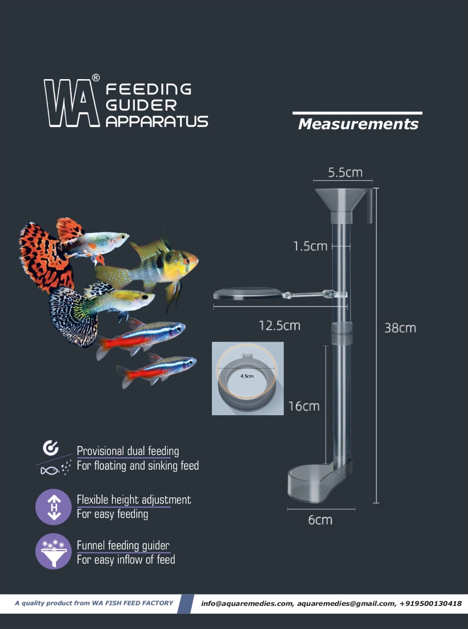 WA FISH FEED FACTORY FEEDING GUIDER