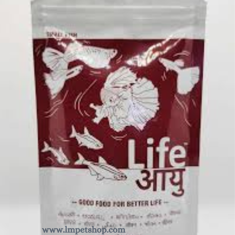 Life Aayuh Red Small Fish Feed 100g