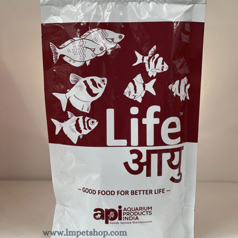 Life Aayuh Red Fish Food – Medium | 100gm