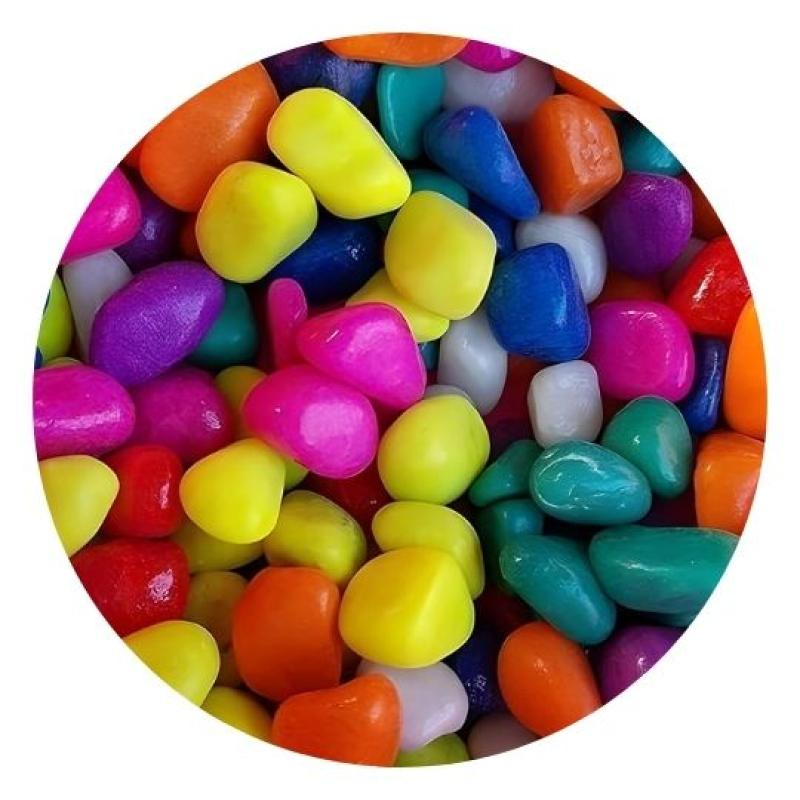 MULTI COLOUR PEBBLE(PACK OF 1KG)