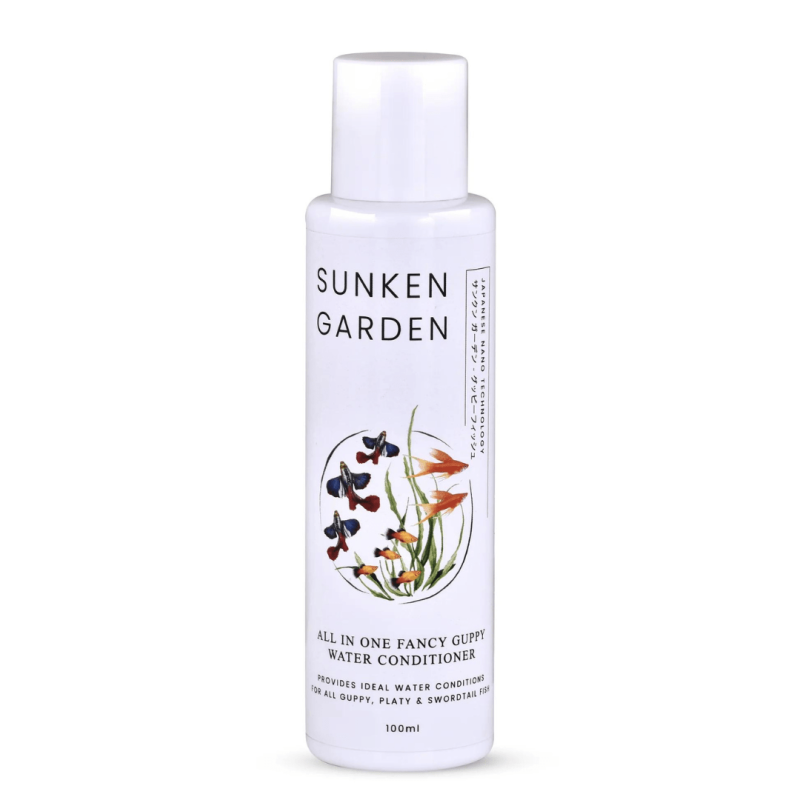 Sunken Garden All In One Fancy Guppy Fish Water Conditioner 200Ml + 30Ml